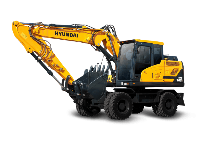 Колесные экскаваторы